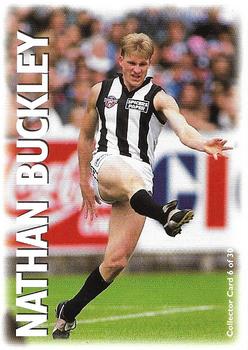 1996-97 Optus Vision Pro Squad #6 Nathan Buckley Front